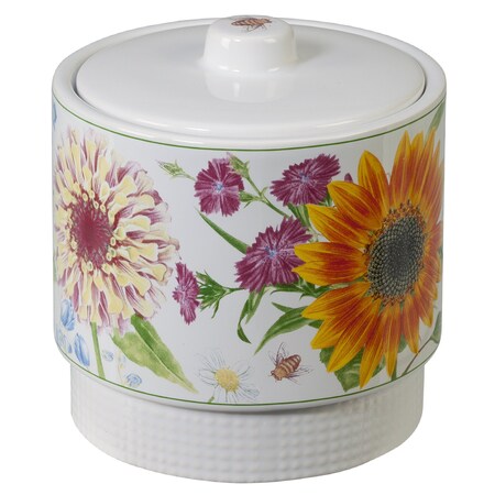 Creative Bath Products Perennial Collection Covered JAR, Multi